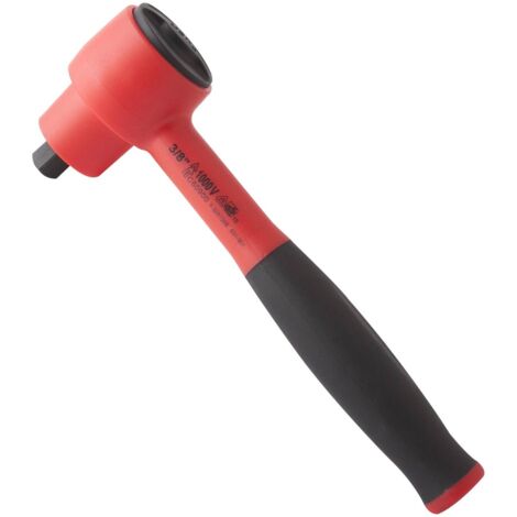 Cliquet réversible L. 200mm 3/8" isolé 1000V IEC 60900 - OE 0711 - CLAS Equipements (1/2)
