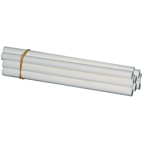 10 bâtonnets de colle blanche pour pistolet - OC 0406 - CLAS Equipements