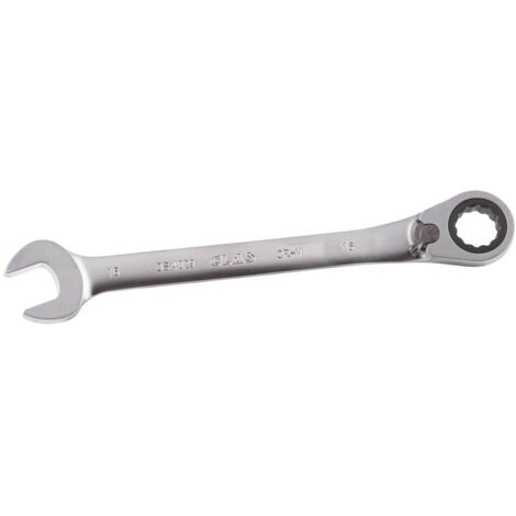 Clé mixte 16mm à cliquet réversible 15° CrV - OS 4029 - CLAS Equipements (1/2)