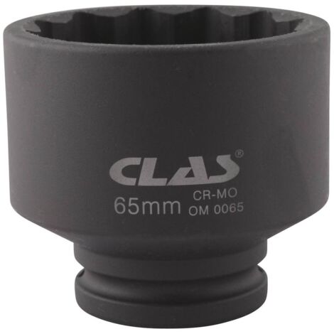 Douille moyeux ø65mm 12 pans 3/4" Cr-Mo pour Iveco Daily/Ford Transit - OM 0065 - CLAS Equipements