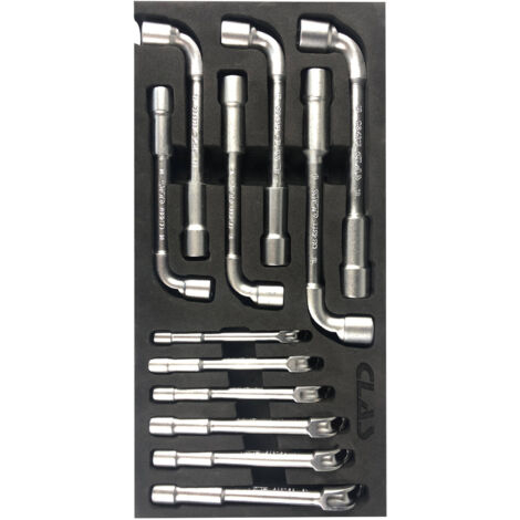 Insert 12 clés à pipe 6 pans 8-17mm CrV - OS 5399 - CLAS Equipements (1/2)