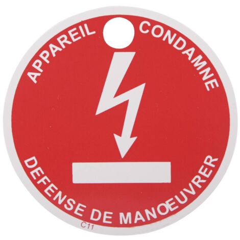 Disque de condamnation ø80 mm avec trou de fixation (Spécial protection Hybride et électriques) - OE 0563 - CLAS Equipements