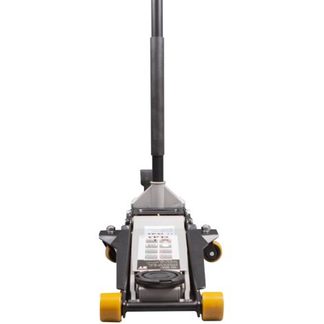 Cric Hydraulique Extra Plat 3 Tonnes DRIVEUPTOOLS - Double Piston 75-500 Mm Pour Voiture Et SUV