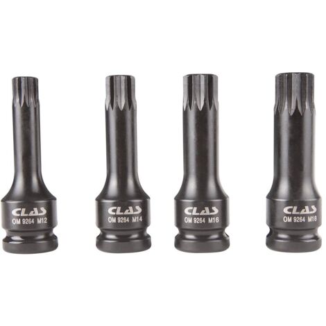 KS Tools 918.5307 1/2 Inch Chrome Plus Bit Socket XZN, M18