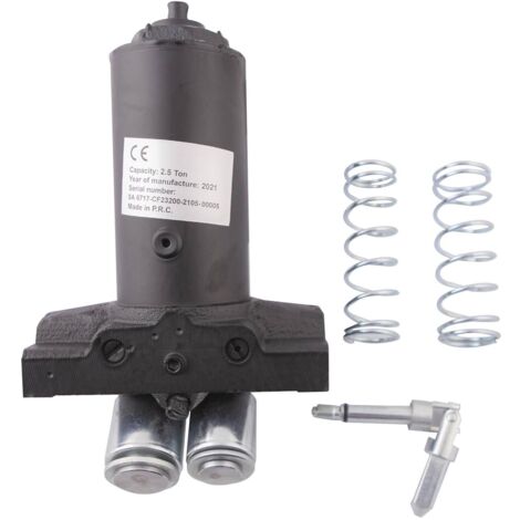 Clas – Vérin complet cric rouleur 2.5T extra plat 75mm – Charge maximale 2.5T – Capacité de levage 75mm – Pour chantiers humides