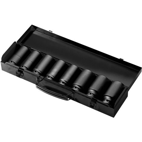 Coffret 8 douilles choc 6 pans longues 26-38mm 3/4" Cr-Mo - OS 3430 - CLAS Equipements (1/2)