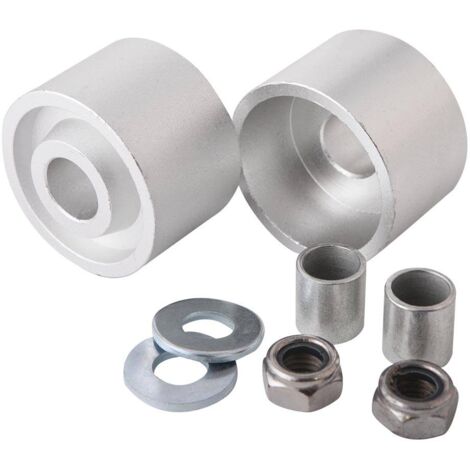 Paire de roues fixes ø55x35mm pour cric rouleur OH 5309 - SA 5411 - CLAS Equipements