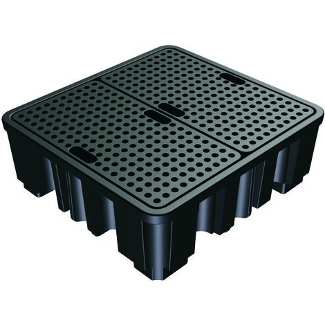 Bac rétention 480L 4 futs - HU 0450 - CLAS Equipements