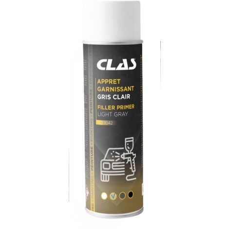 Apprêt garnissant gris clair 500ml spécial carrosserie - CO 1042 - CLAS Equipements