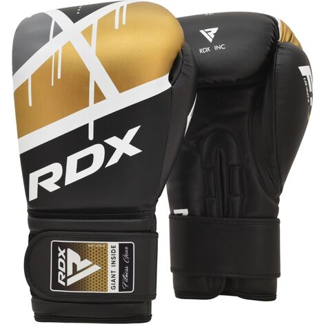 Gants De Sparring MMA RDX – Cuir, Dorés – Taille M – Pour Boxe, Muay Thaï, Grappling – Neuf