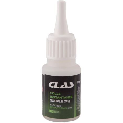 Super glue souple 20g (cyano-acrylate) - CO 1032 - CLAS Equipements (1/2)