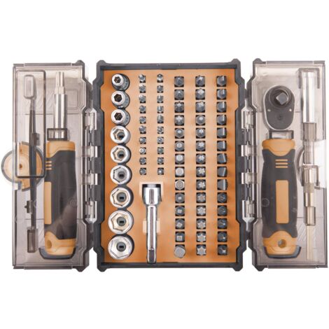 Coffret cliquet de precision+tournevis (78pcs)- OS 1040BL - CLAS Equipements