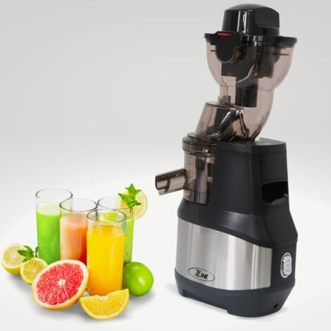 Extracteur de jus / Centrifugeuse Professionnelle 7Line - Compatible avec tous les fruits et légumes - Noir brillant