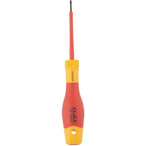 Tournevis fente isole 2.5x75- OE 0885 - CLAS Equipements (1/3)