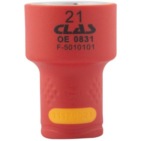 Douille isolee 3/8" 21mm- OE 0831 - CLAS Equipements (1/2)