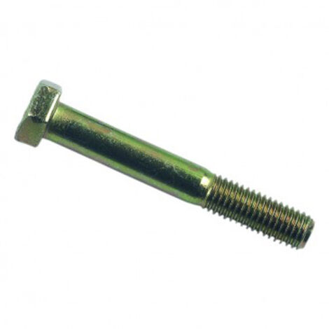 Vis tête hexagonale filetage partiel 8.8 Zingué CR3 200HBS ou bichromaté - 12 x 130 mm- Vendu par 25 (1/2)