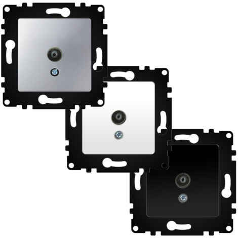 Module Jack d'extrémité TV - PJ Noir - Ledme - PJ-38-B (1/5)