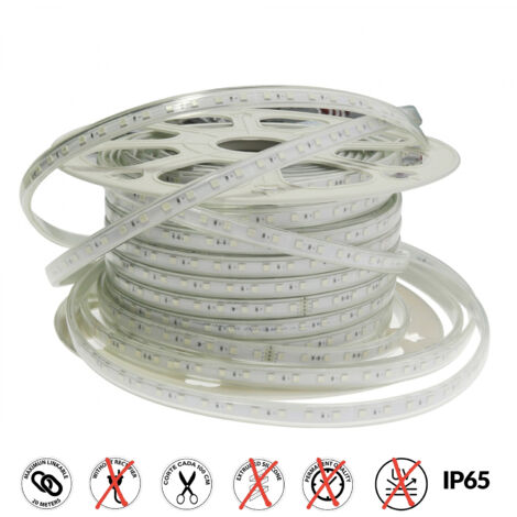 Tiroir LED 220VAC SMD2835 Rapide 14,4W/m - 50 mètres Rouge - Ledme - LM2305 (1/2)