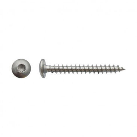 Vis pour penture Torx® Inox A2 - 7 x 60 mm- Vendu par 100