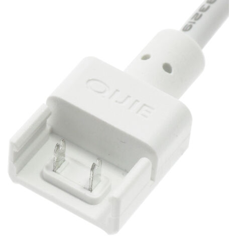 Connecteur intermédiaire avec câble pour Bande LED IP68 10MM sortie 8MM entrée 2PIN - Ledme - LM2924 (1/4)