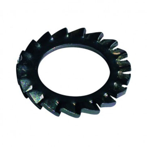 Rondelle éventail à dentures extérieures (AZ) DIN 6798 A Zingué bichromaté - 8 mm