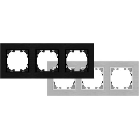 Cadre en aluminium pour 3 modules - FL Gris - Ledme - FL-50-G (1/5)