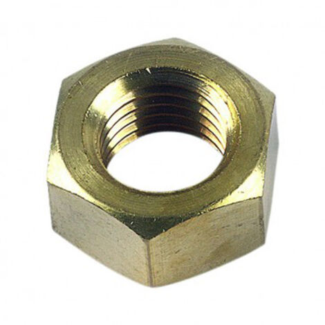 Écrou hexagonal HU DIN 934 Laiton - 20 mm- Vendu par 25 (1/2)