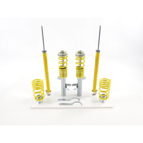 Kit Combinés Filetés FK Sport Pour Fiat Punto 2 (188) - Abaissement 25-45mm - Inclut Paliers Avant - Neuf