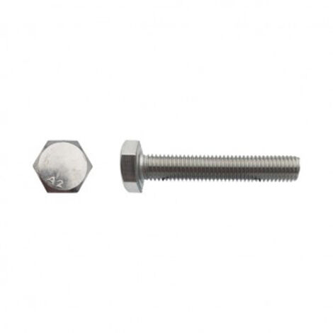 Vis tête hexagonale totalement filetée Inox A2 - 12 x 90 mm- Vendu par 50