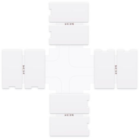 Connecteur Barrette 10MM 12V/24V Monocolor Type X - Ledme - LM2173 (1/3)