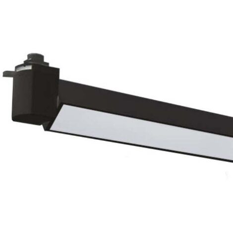 Spot LED pour Rail Linéaire Dhin Noir 24W Monophasé - DSC 6000K - Ledme - LM3126