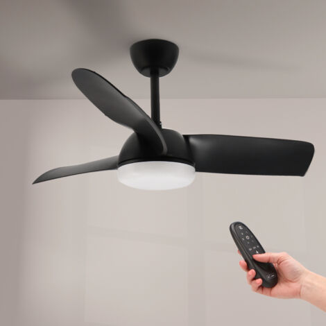 Ventilateur de plafond LED à face noire - Ledme - LM8802 (1/5)
