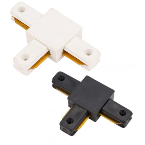 Connecteur type T pour rail Monophasé Blanc - Ledme - LM3040 (1/3)