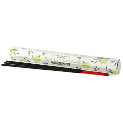 Bâtons d'encens à base de plantes - Citronnelle et citronnelle- Vendu par 1 (1/3)