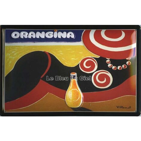 Plaque émaillée Publicitaire Ovomaltine – Métal Bombé 20x30cm – NEUVE