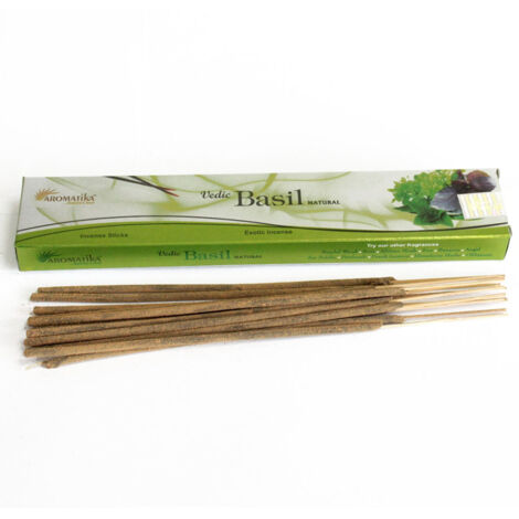 Bâtons d'encens védiques - Basilic- Vendu par 1 (1/3)