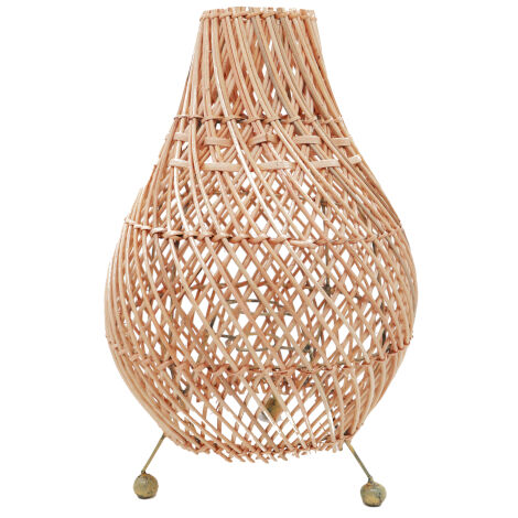 Lampes de table en rotin - Naturel- Vendu par 1 (1/2)