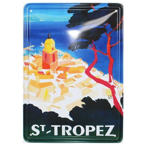 Plaque Publicitaire Métal Bombée – Savon Cadum – 15x21 Cm – Neuf