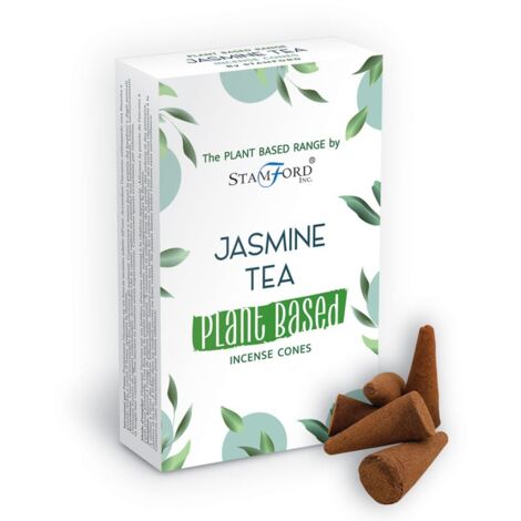 Cônes d'encens à base de plantes - Thé au Jasmin- Vendu par 1 (1/2)