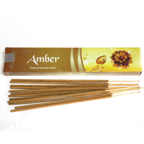 Védique -Bâtons d'encens - Ambre- Vendu par 1 (1/2)