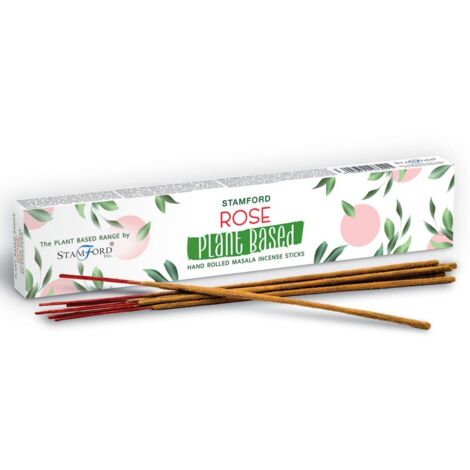 Bâtons d'encens Masala à base de plantes - Rose- Vendu par 1 (1/2)