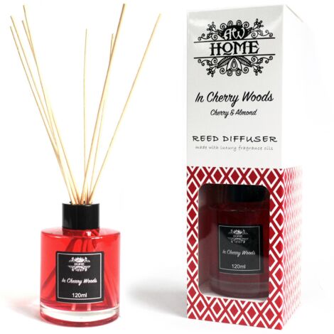 Diffuseur à Roseaux 120 ml - En Bois de Cerisier- Vendu par 1 (1/4)