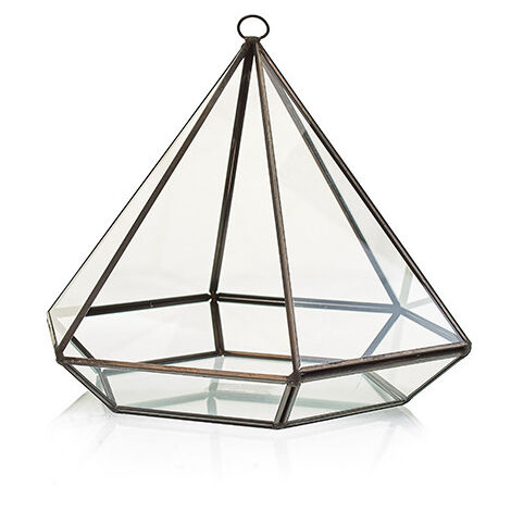 Terrarium en Verre - Grand Diamant- Vendu par 1 (1/4)