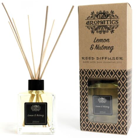 Diffuseur d'huiles essentielles de citron et de muscade. 200 ml- Vendu par 1 (1/4)