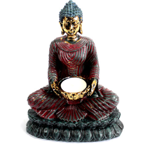 Bouddha antique - Bougeoir dévot- Vendu par 1 (1/4)