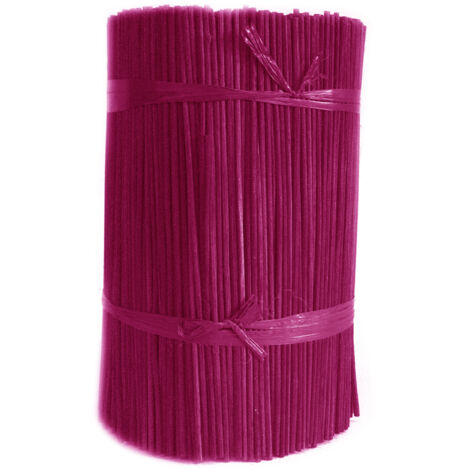 Bâtons de diffuseur de roseaux roses -25 cm x 3 mm - 500 g- Vendu par 1 (1/4)