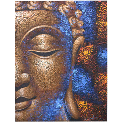 Peinture de Bouddha - Copperface- Vendu par 1 (1/4)