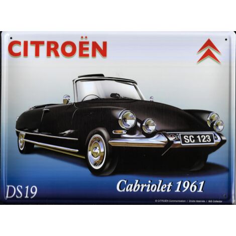 Plaque émaillée Publicitaire 30x40cm – ID 19 Citroën – Rallye Monte-Carlo