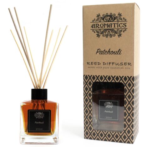 Diffuseur de roseaux d'huile essentielle de patchouli 200 ml- Vendu par 1 (1/4)