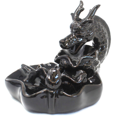 Brûleur d'encens à reflux - Grand bassin de dragon- Vendu par 1 (1/3)